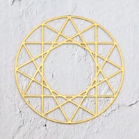 【十二芒星】（直径約4cm）