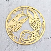 【星座 蟹座】（直径約4cm）