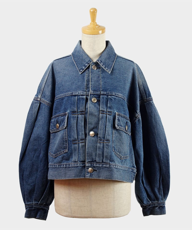 HYKE(ハイク) BALLOON SLEEVE DENIM JACKET/TYPE2 バルー