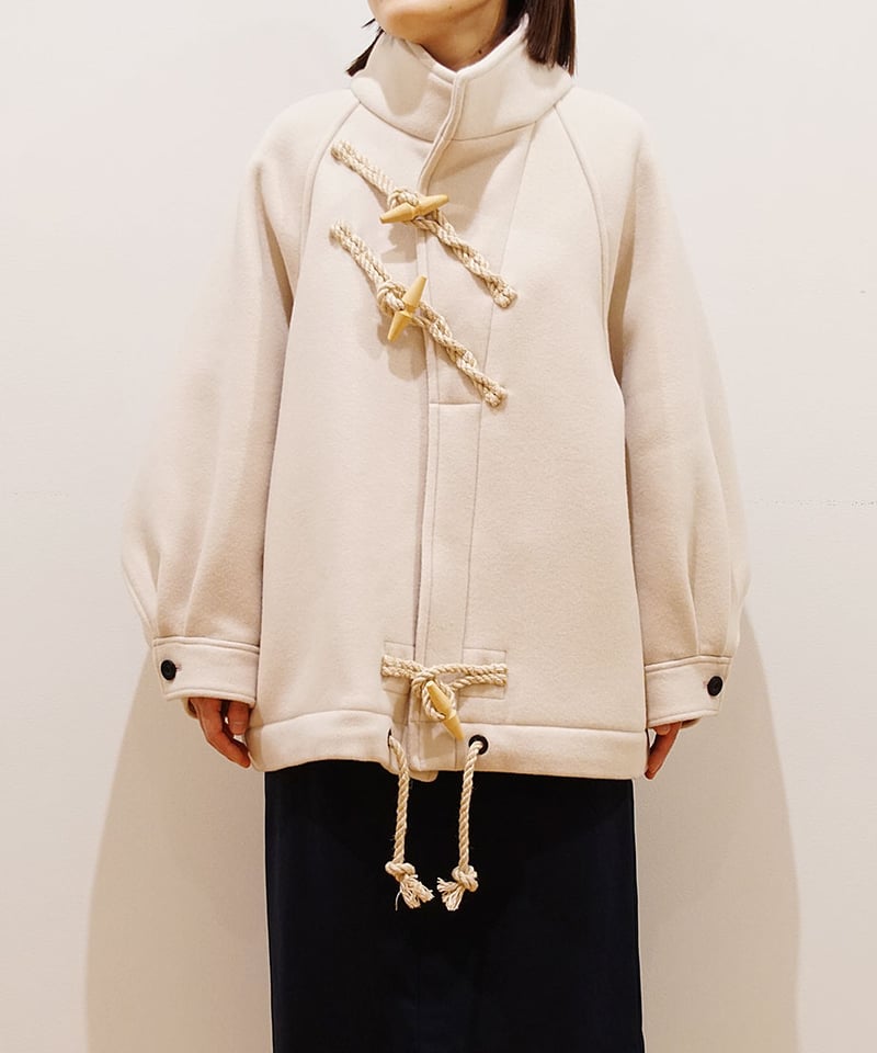 HYKE DOUBLE FACE DUFFLE JACKET サイズ2