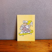 ねこまみれスケボー