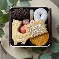【オンライン限定！オリジナルスワンッメッセージ付きクッキー缶】