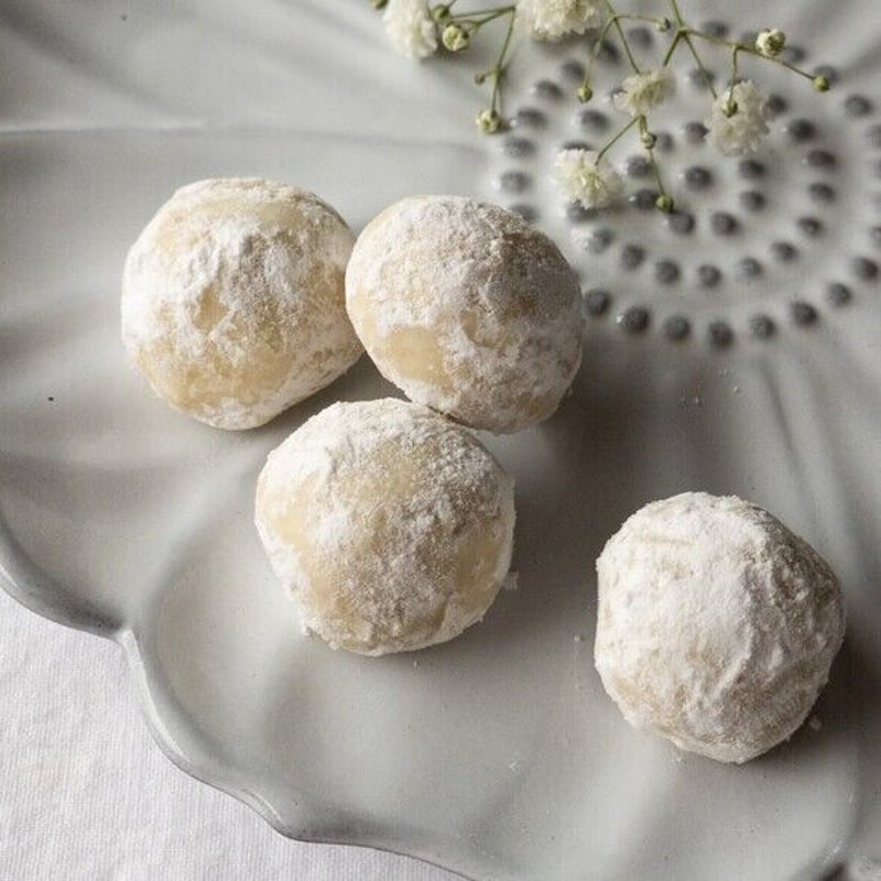 シンプル美味しい♩ピーカンナッツのスノーボールクッキー | 菓子工房