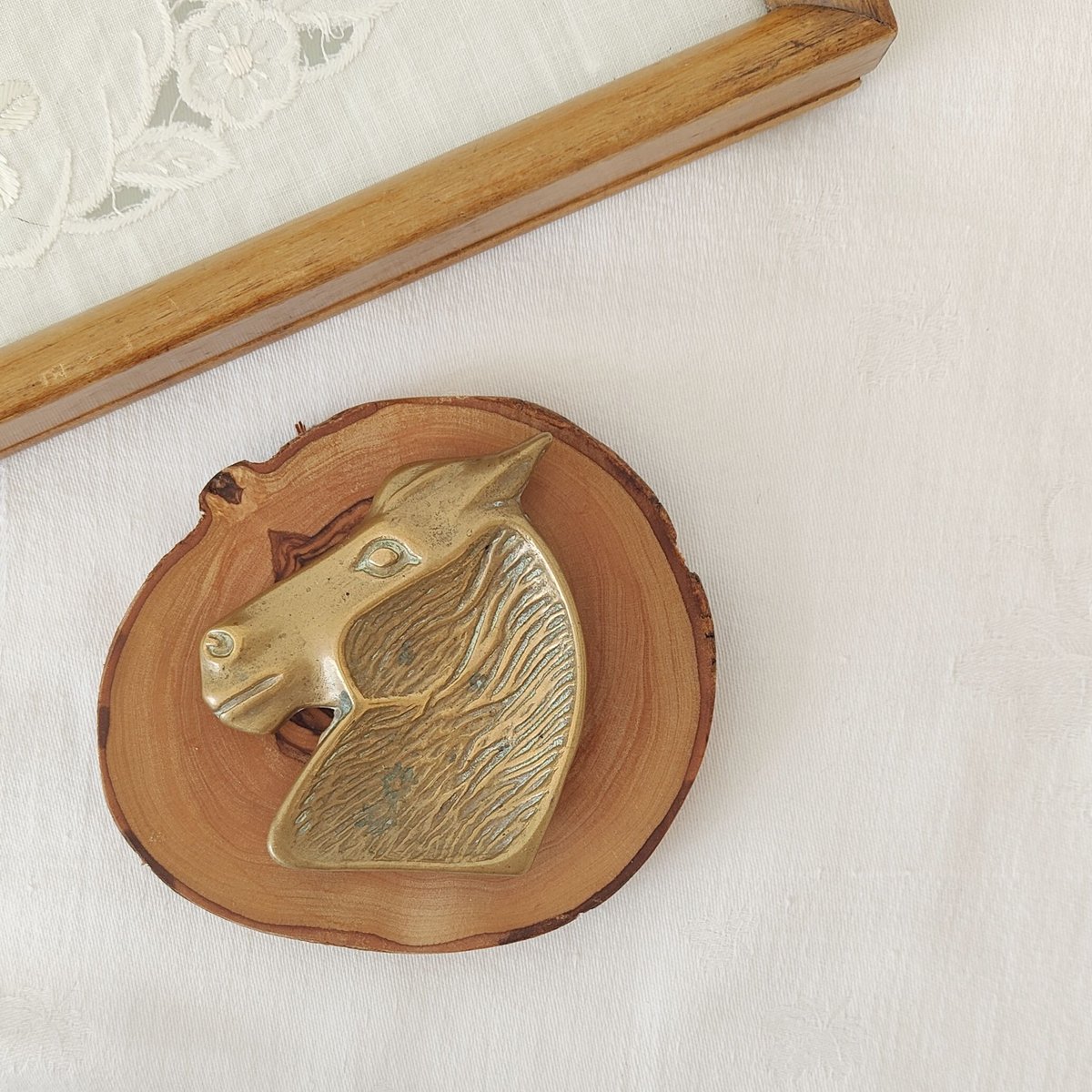 ビンテージ　真鍮製　馬二頭 ビンテージ 真鍮製 馬二頭 【公式通販】