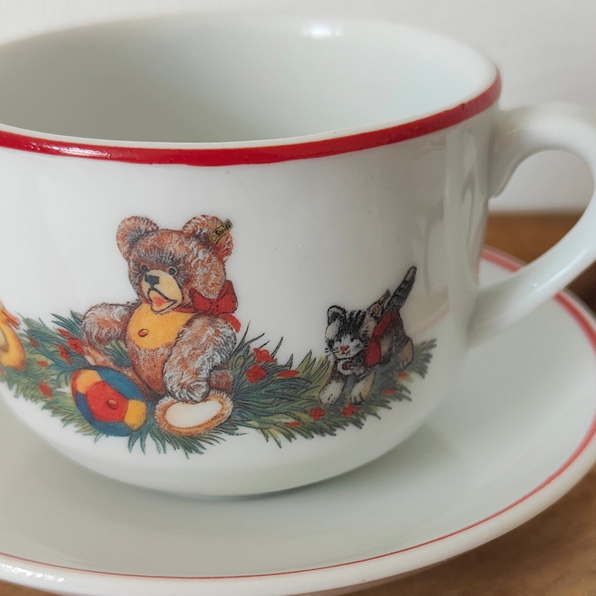 シュタイフノベルティミニカップ＆ソーサー