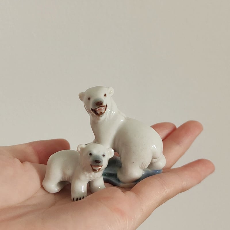 しろくまの親子(ヴィンテージ) 【公式通販】