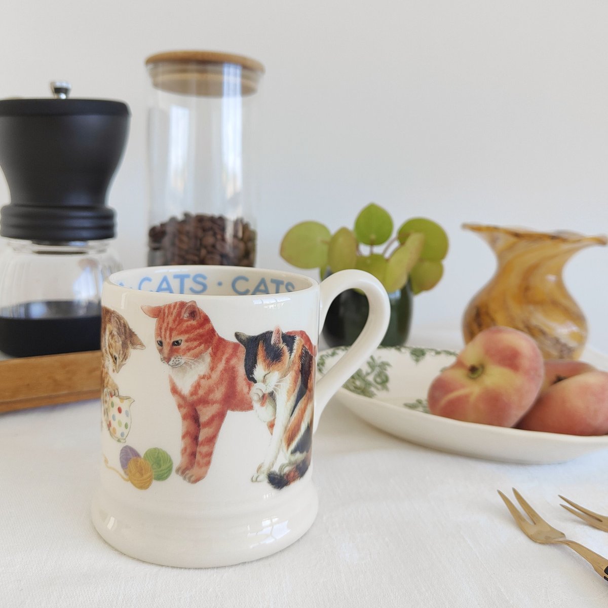 猫たちのマグカップ【Emma Bridgewater】 【セカンド品