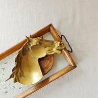 お馬のお顔のトレイ