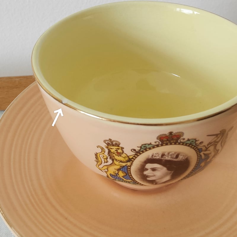 エリザベス女王のカップ＆ソーサー【1953年】 | Tabino Okurimono