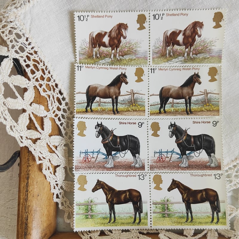 馬たちの切手【1978年】 | Tabino Okurimono