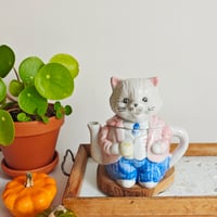 ほんわか猫ちゃんのミニポット