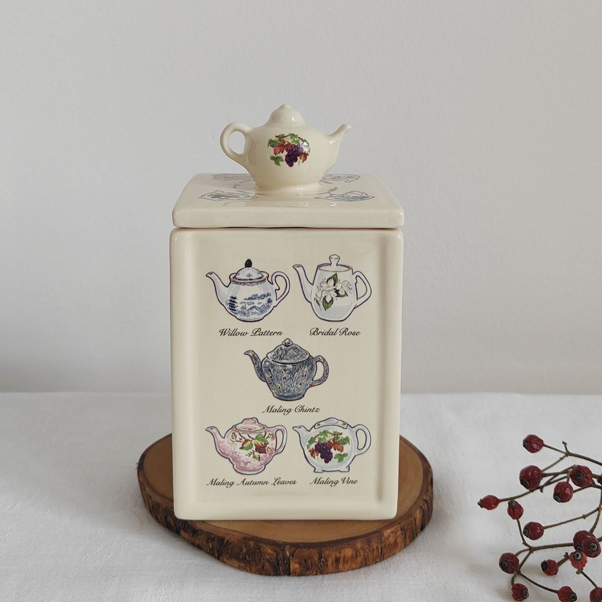 ティーポットいっぱいのティーキャディー | Tabino Okurimono