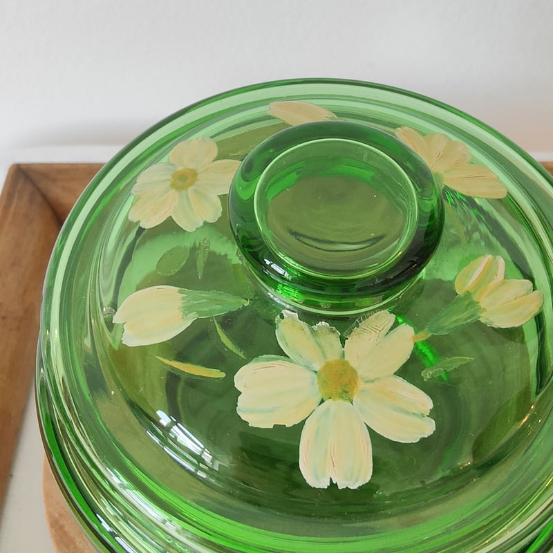 グリーンガラスの小物入れ | Tabino Okurimono