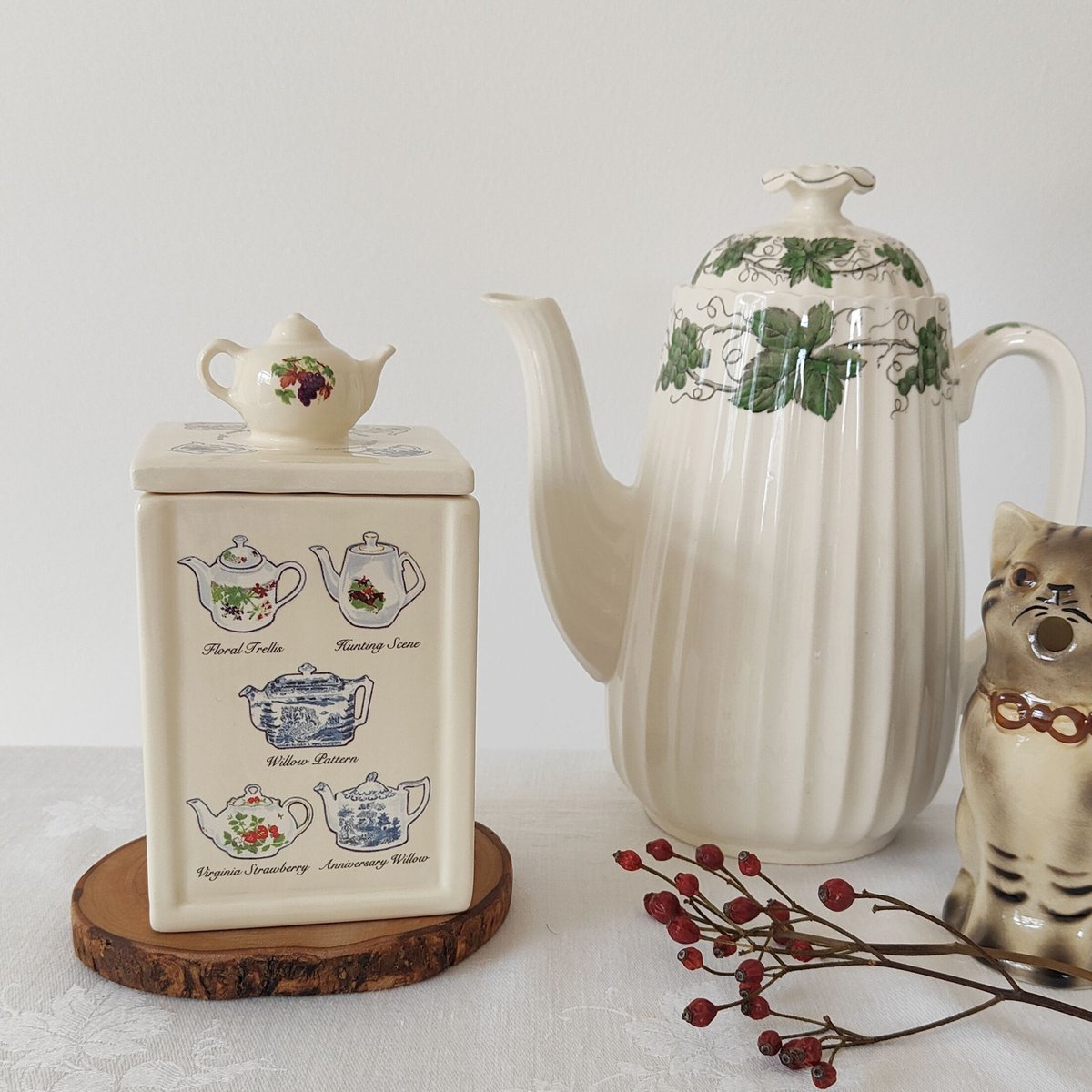 ⭐︎希少⭐︎ リントンズ　ティーキャディー ⭐︎希少⭐︎ Ringtons リントンズティーキャディー - メルカリ