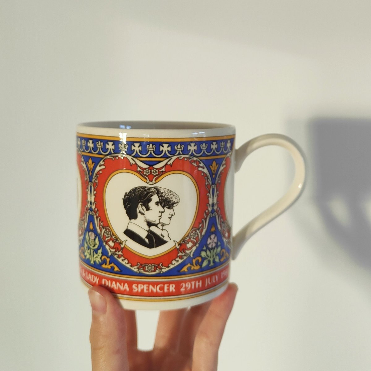 チャールズ皇太子&ダイアナ妃のマグカップ【Royal Wedding 1981 