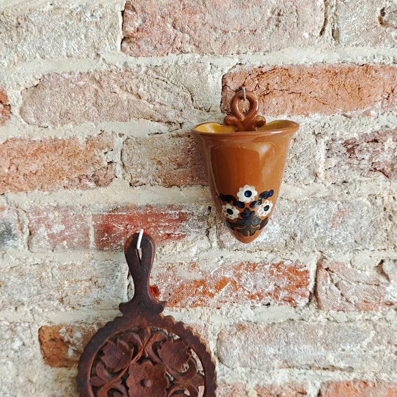 花柄のほっこり陶器の壁飾り | Tabino Okurimono