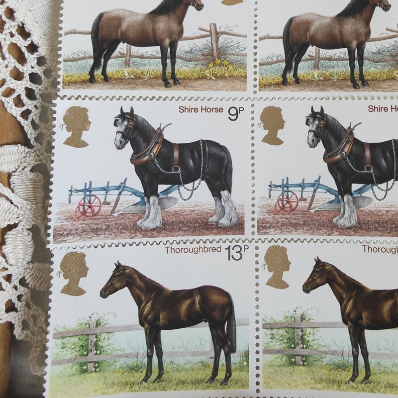 馬たちの切手【1978年】 | Tabino Okurimono