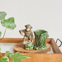 おさるの小物入れ