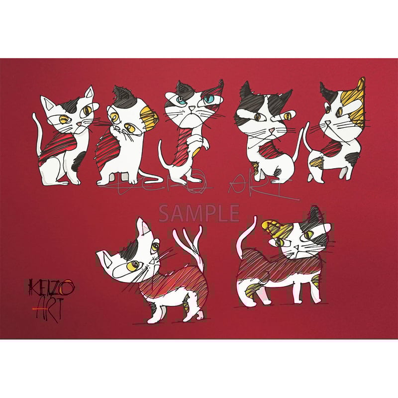 彫紙アート画像 愛しきネコたち | KEIZO ART