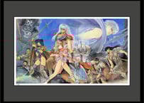 BASTARD!!暗黒の破壊神』複製原画⑩直筆サイン入り/限定100枚【9月