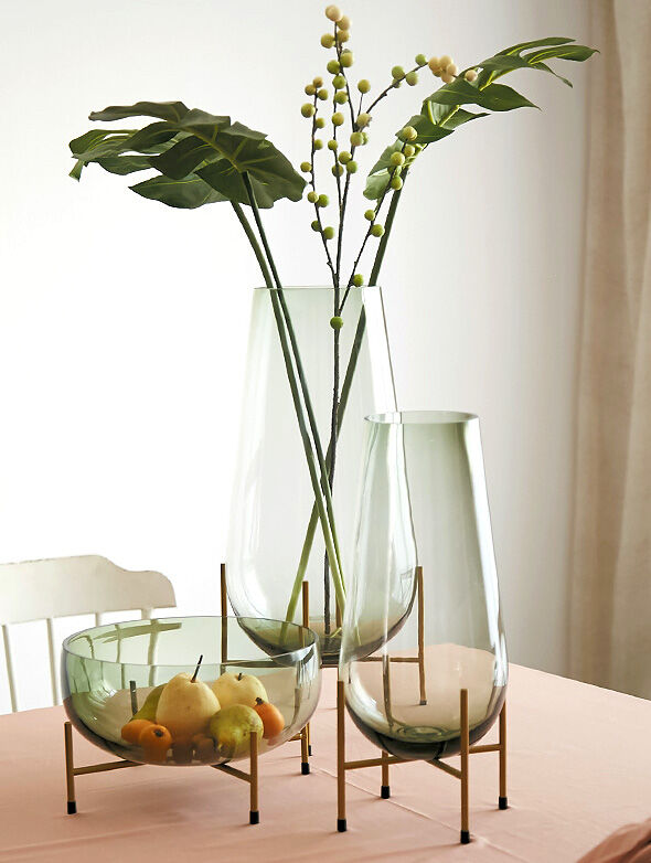 Modern glass flower base/モダンガラスフラワーベース【S】 | Cityle