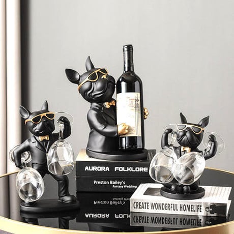 Cool dog wine & glass holder/クールドッグワイン&グラスホルダー