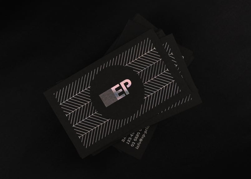 箔押しデザイン名刺 A／両面（300枚） | EP Print