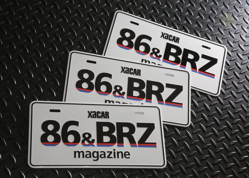 XaCAR 86&BRZ magazine ライセンスプレート | Auto Messe We XaCAR 86&BRZ magazine ライセンスプレート | Auto Messe We