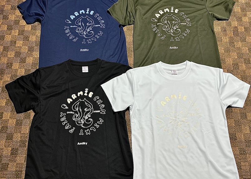 Tシャツ】アイスグレー/ 水色 | fairy♡store