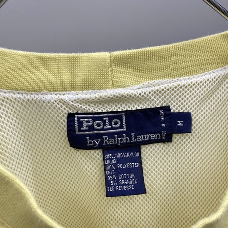 1990's-2000's "Polo by Ralph Lauren" pulover nylon shirt