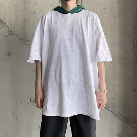 1990's Two tone color hooded Tee