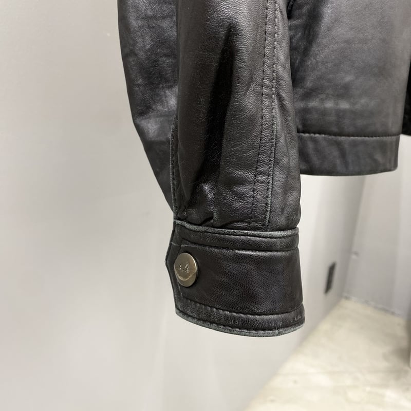 ジャケット・アウター 00s archive drizzler jacket mode 1990's-2000's Black leather drizzler jacket | R