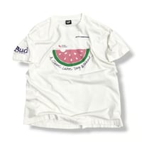 1990's "LABOR DAY" Watermelon printed Promotion Tee
