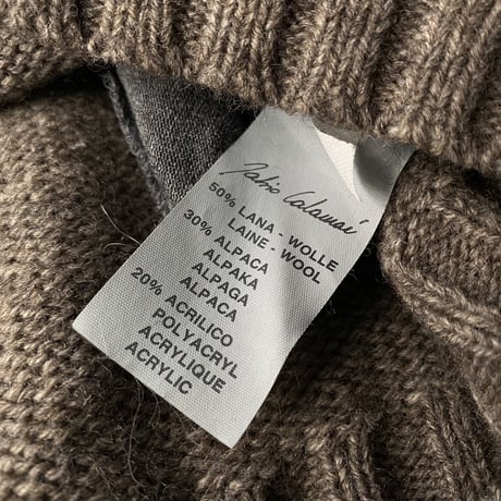2000's ITALY made Alpaca blend wool knit sweater