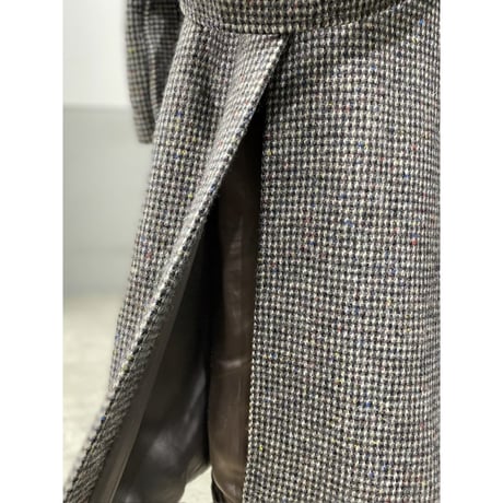 1980's ENGLAND MADE Pure New Wool Balmacaan Coat