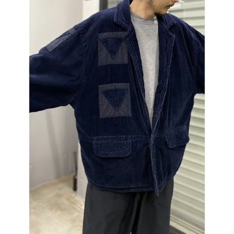 1980's "NAFNAF" Wide wale corduroy padding jacket