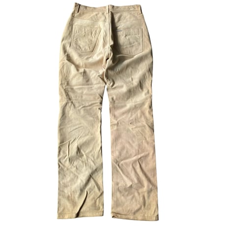 1990's-2000's "Levi's" SALESMAN SAMPLE Suede leather 5pocket pants