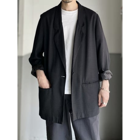 1990's-2000's Rayon blend relaxing tailored jacket