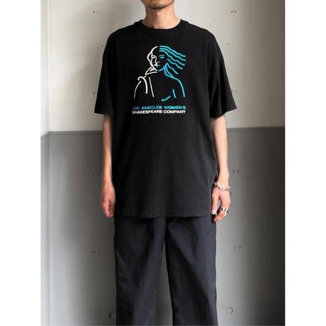 1990's "LOS ANGELES WOMEN'S SHAKESPEARE COMPANY” Printed Tee