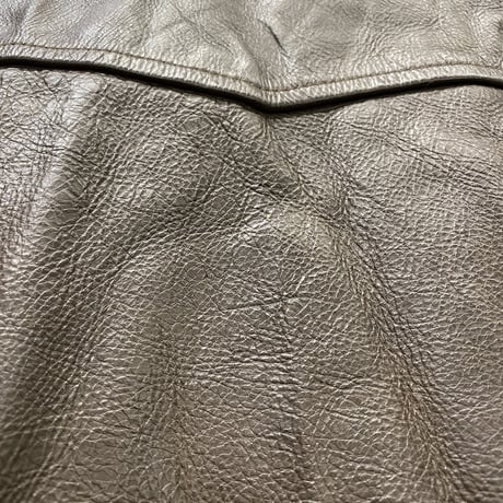 2000's "GUESS JEANS" Western design leather jacket