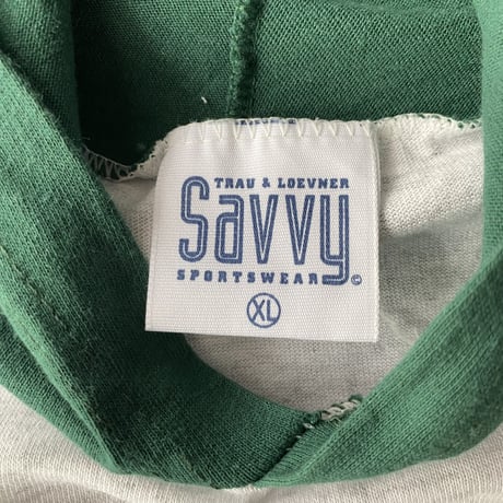 1990's Two tone color hooded Tee