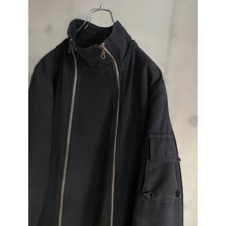 2000's Dual zip design cotton long jacket