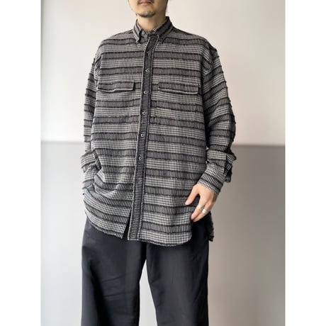 1990's-2000's Fringe design long sleeve shirt