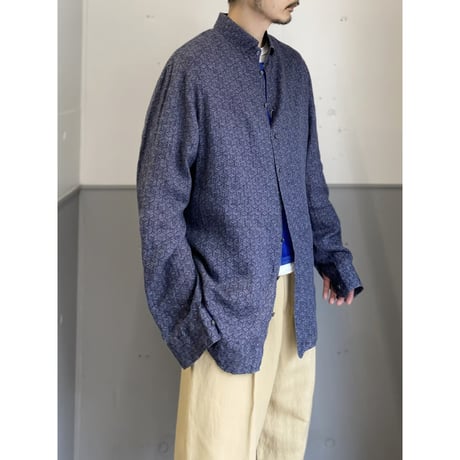 (NEW) "GIORGIO ARMANI" Long sleeve linen shirt