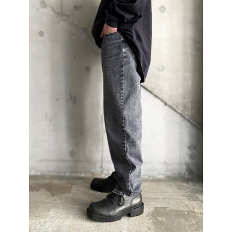 1990's "Levi's" BELGIUM made black denim pants