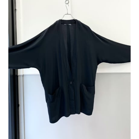 1980's-1990's Collarless dolman sleeve shirt