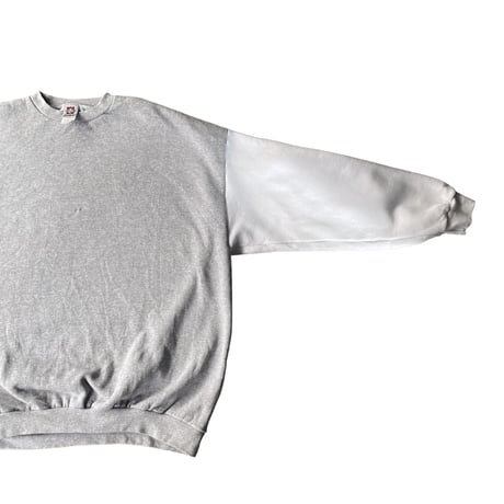 1990's Oversized 2tone color sweat shirt