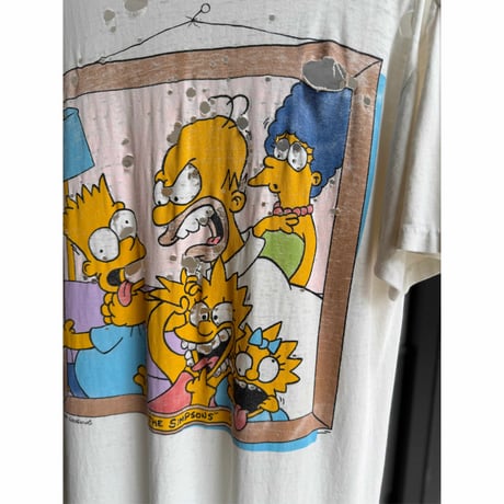 1980's-1990's "THE SIMPSONS" Damaged Printed Tee