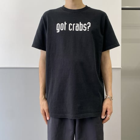 1990's-2000's "got crabs？" Printed Tee