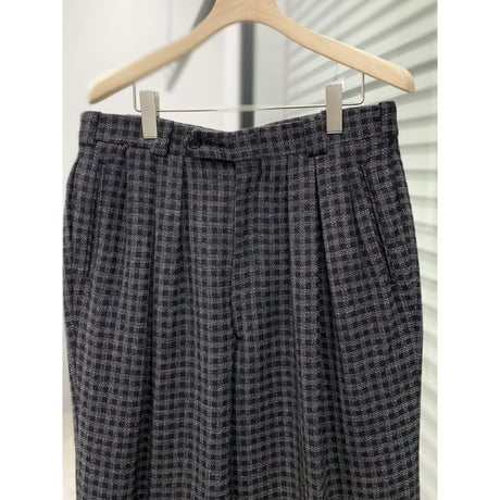 1990's Wide silhouette 3tuck slacks pants